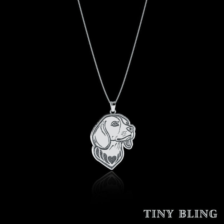 Beagle Breed Jewelry Necklace - TINY BLING