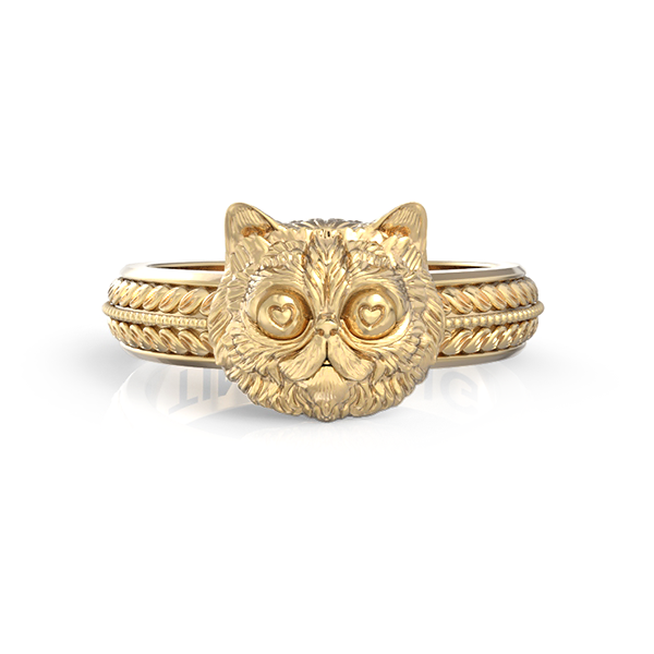 Persian Love Feline Ring