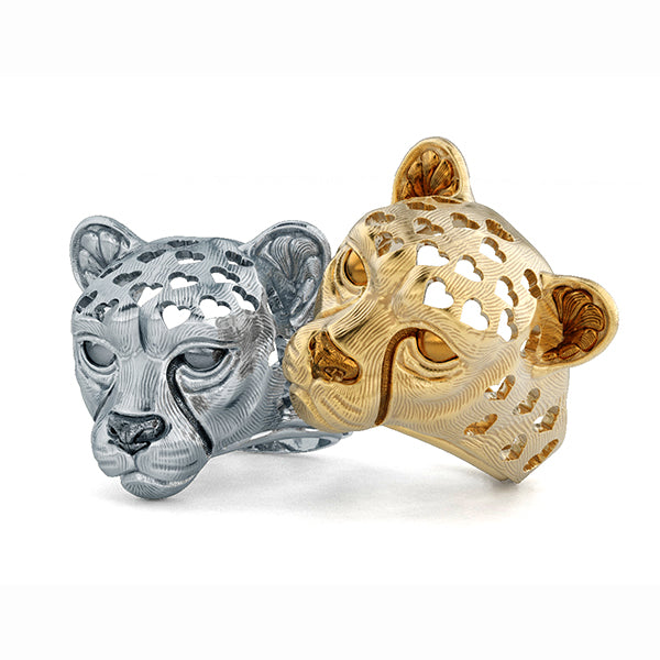 Cheetah Love Ring Gold