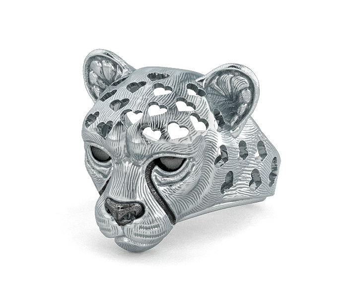 Cheetah Love Ring