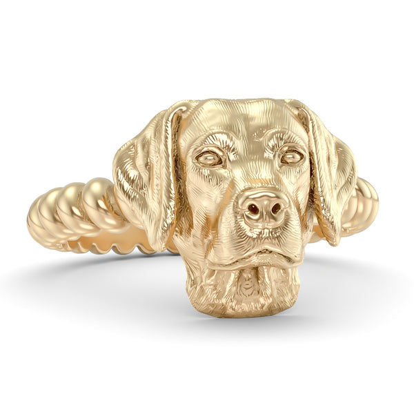 Labrador Retriever Twisted Wire Rope Ring