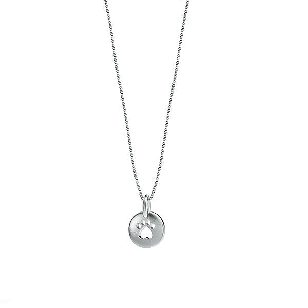 Bella Mini Paw Print Pendant - TINY BLING