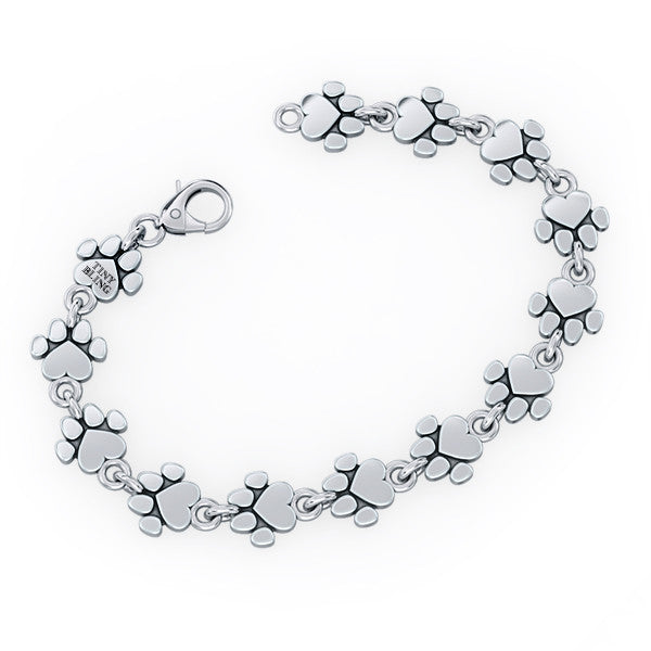 Puppy Paw Print Bracelet - TINY BLING