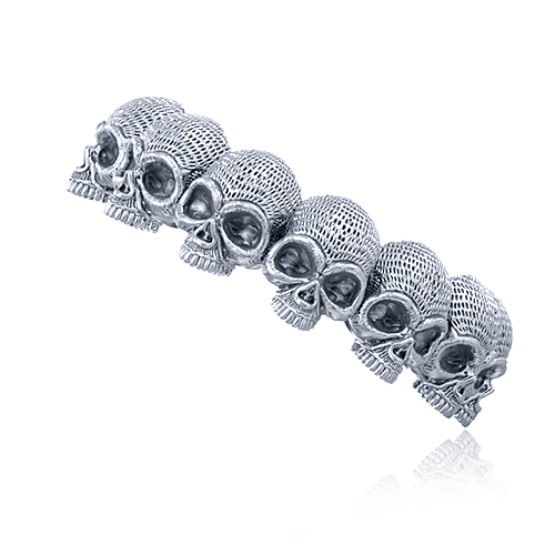 Union Eternity Skull Ring Sterling Silver 2