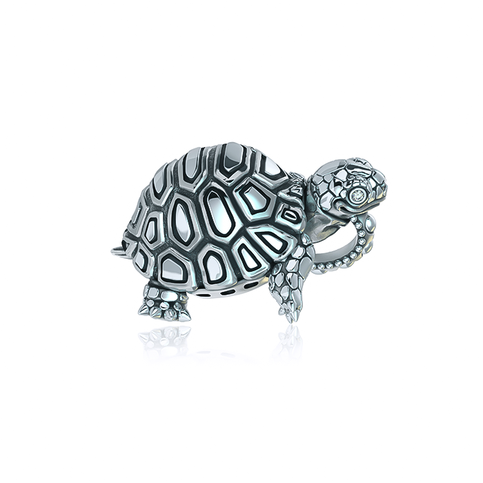 Madagascar Tortoise Diamond Necklace