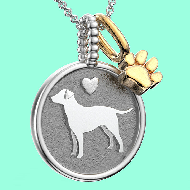 Labrador Retriever Doggy Disk Charm - TINY BLING