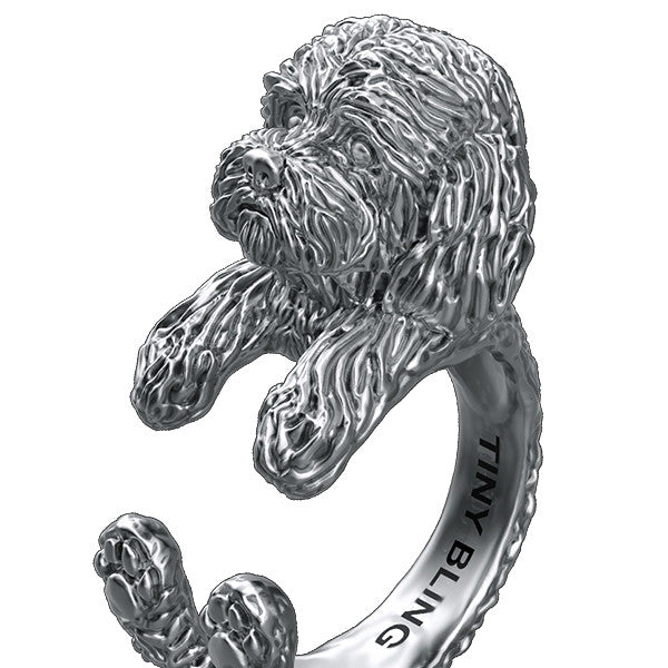Cockapoo Breed Jewelry Cuddle Wrap Ring – TINY BLING