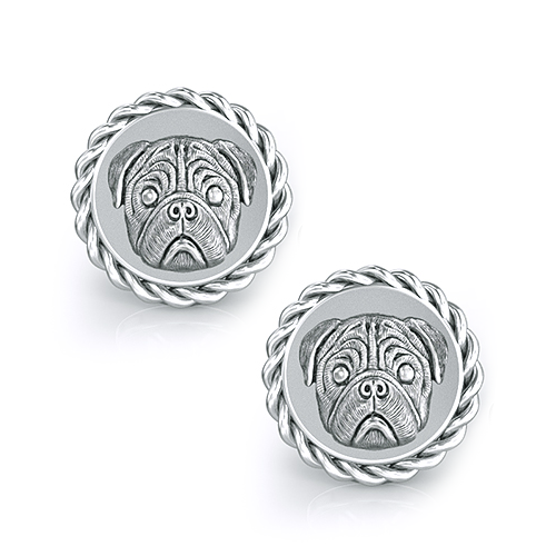 Pug Dapper Cufflinks