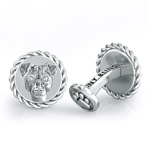 Jack Russell Terrier Dapper Cufflinks