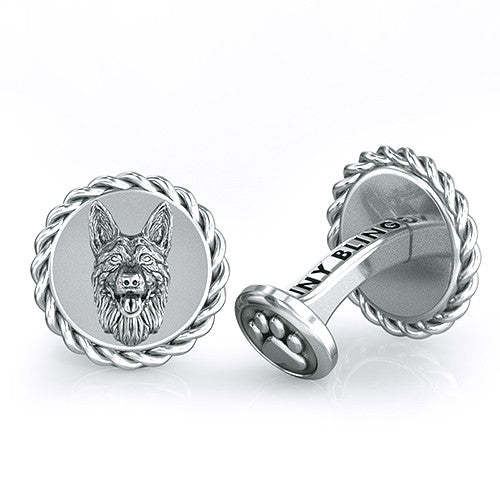 German Shepherd Dapper Cufflinks