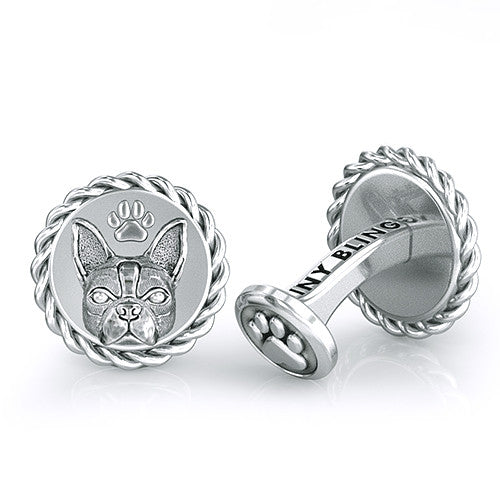 Boston Terrier Dapper Cufflinks