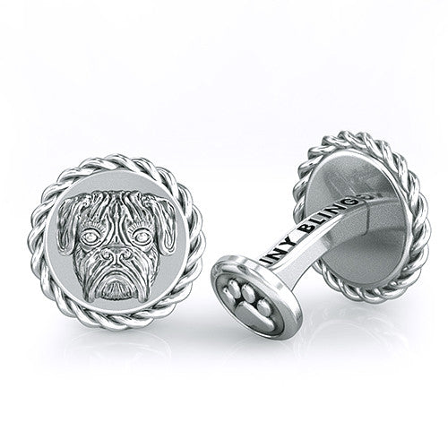 Boxer Breed Dapper Cufflinks