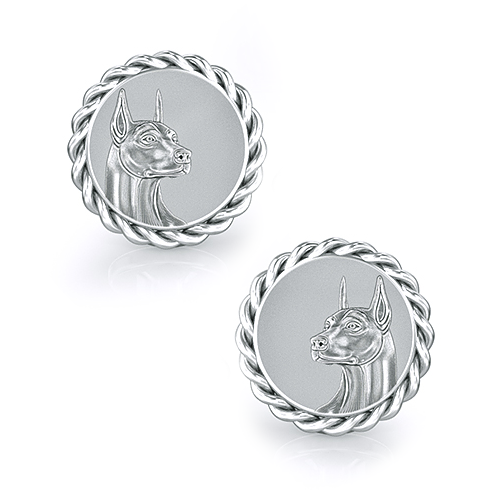 Doberman Pinscher Breed Dapper Cufflinks