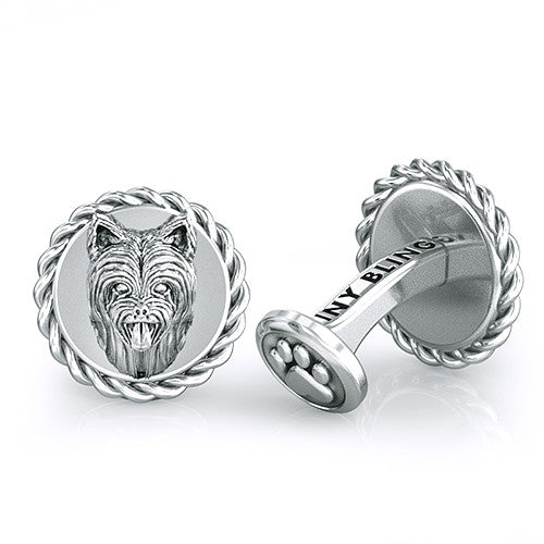 Yorkshire Terrier Long Hair Dapper Cufflinks