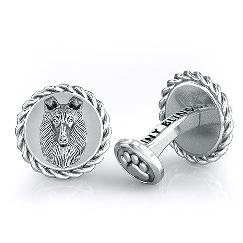 Rough Collie Dapper Cufflinks