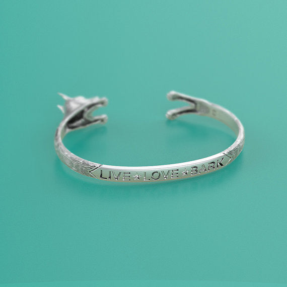 Doberman Pinscher Breed Jewelry Cuddle Cuff Bracelet - TINY BLING