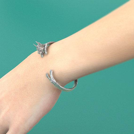 Doberman Pinscher Breed Jewelry Cuddle Cuff Bracelet - TINY BLING