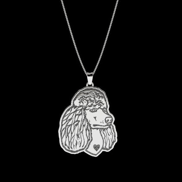 Poodle Breed Jewelry Necklace - TINY BLING